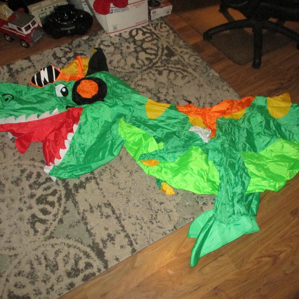 Spooktacular Creations youth Inflatable Costumes Ride On Cool Dinosaur Costume